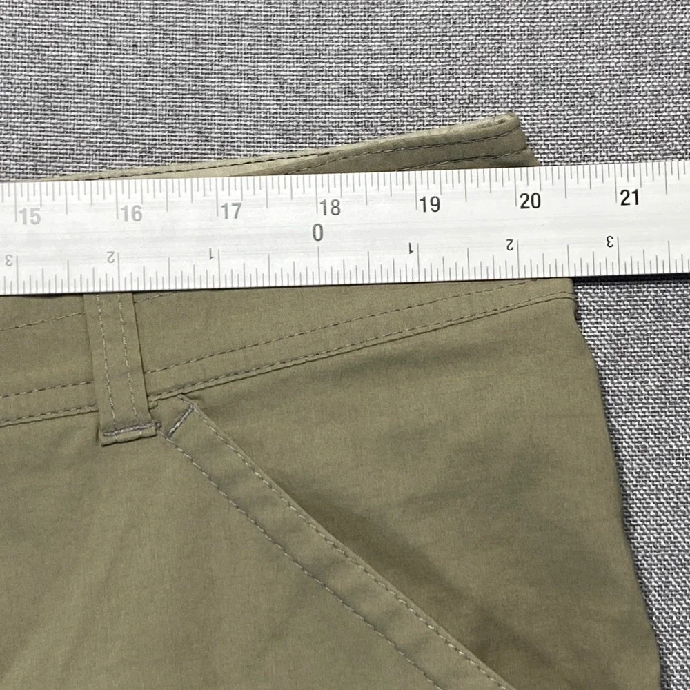Kuhl Renegade Convertible Stealth Pants Mens 40x32 Khaki Tan ZipOff Hiking Cargo